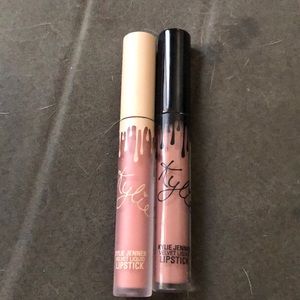 Kylie liquid lipstick - basic and bare